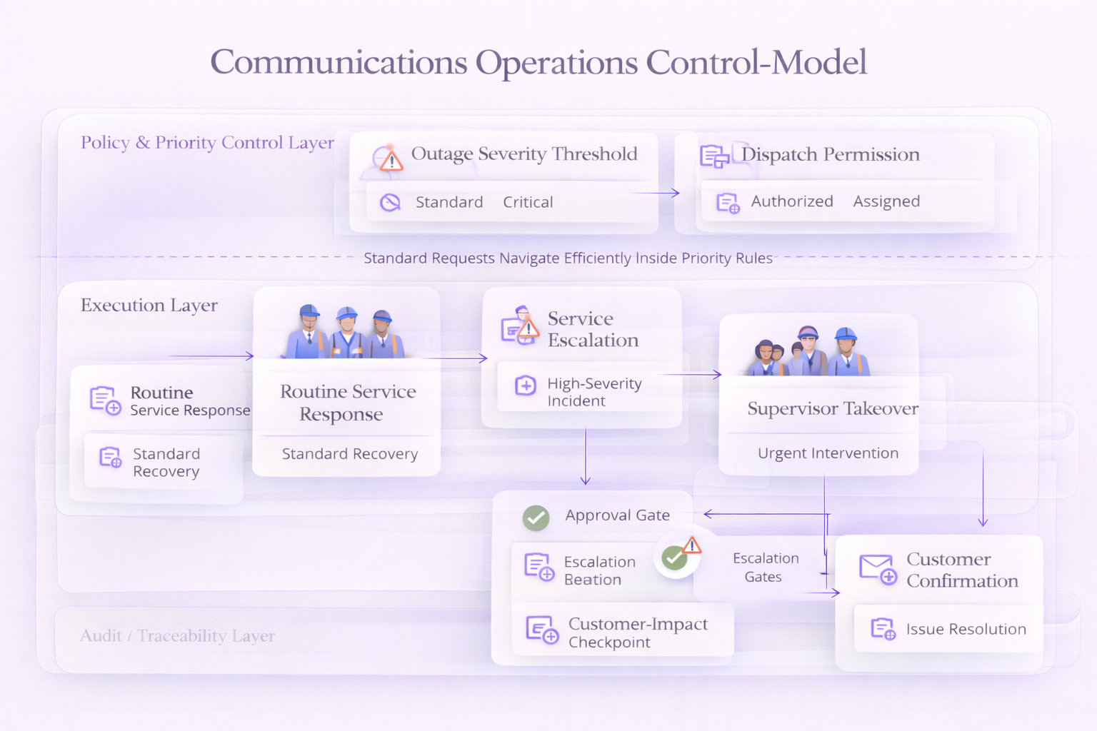Communications workflow step 3
