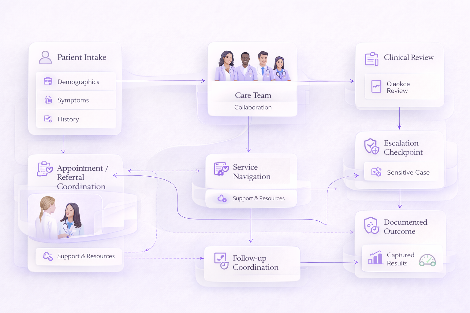 Healthcare workflow step 1