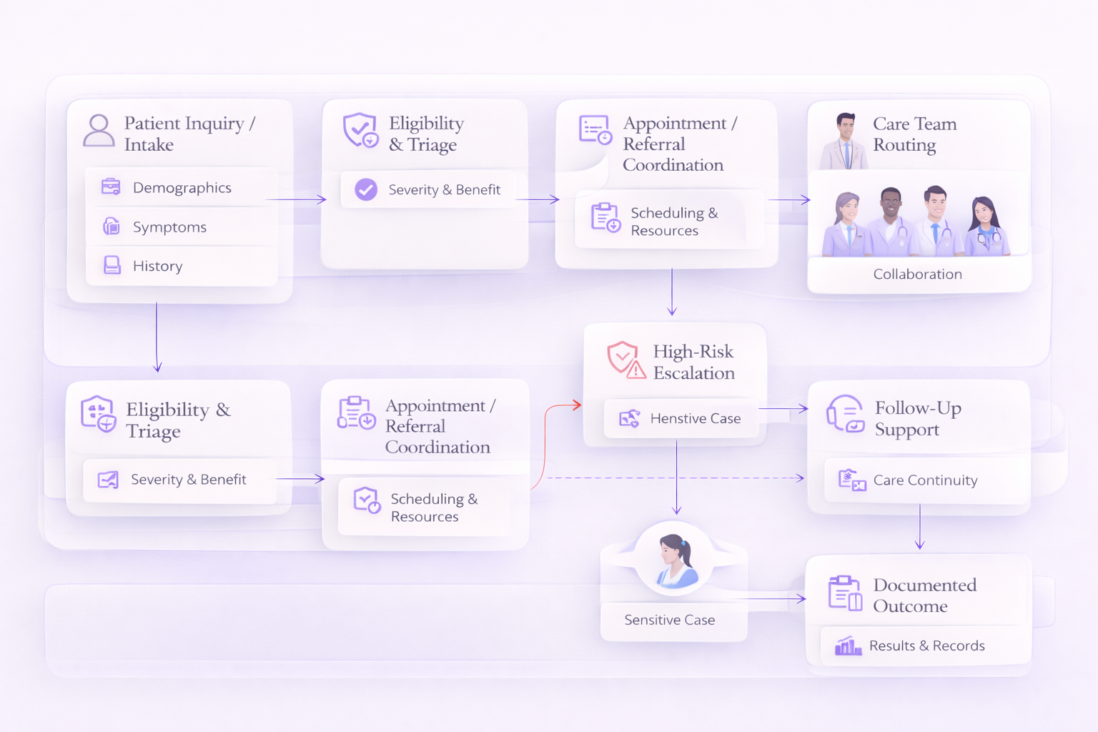 Healthcare workflow step 2