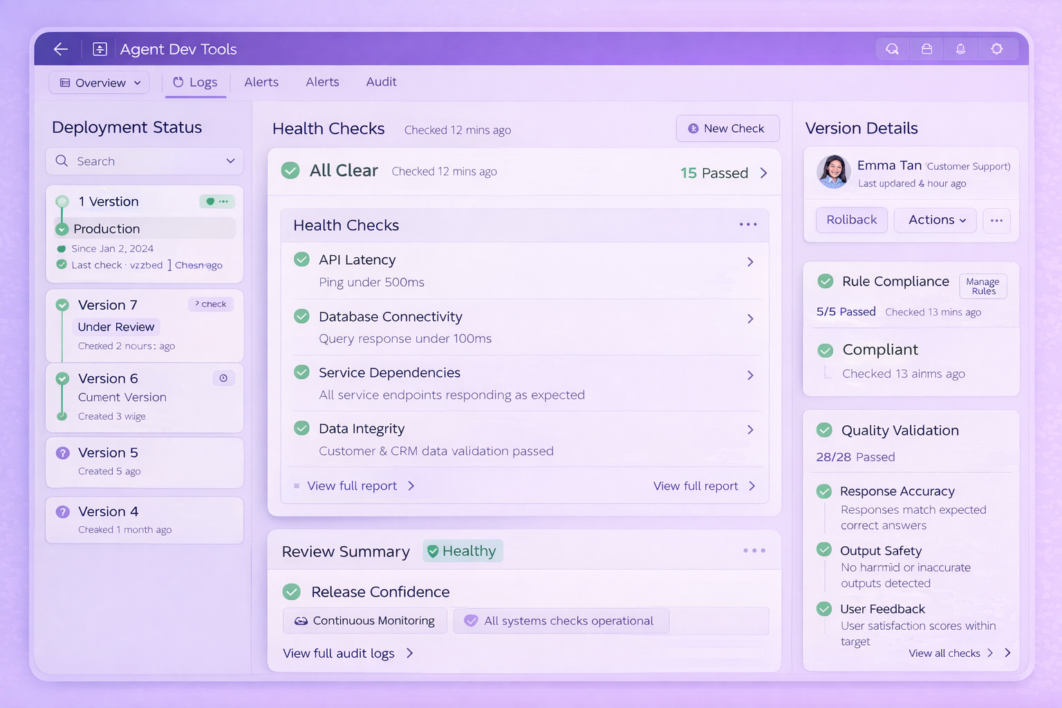 Agent Dev Tools step 3
