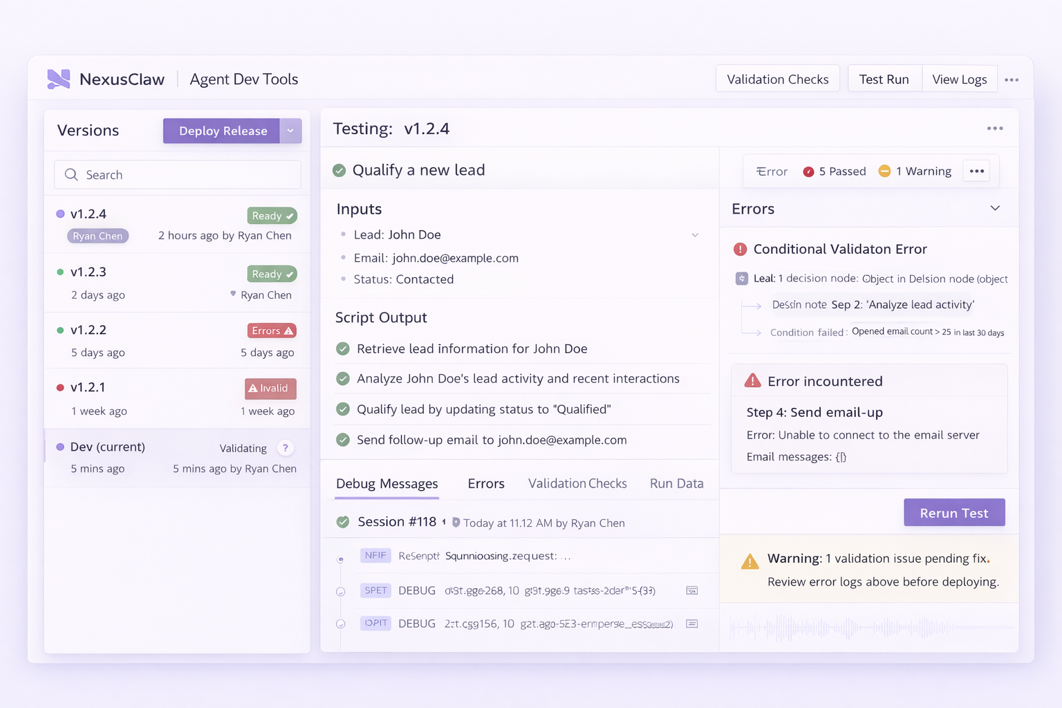 Agent Dev Tools capability hero